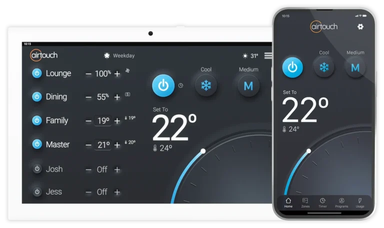 AirTouch 2+ vs. AirTouch 5: Which Smart Climate Control System is Right for Your Home?
